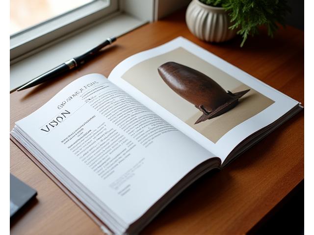 美術専門誌「ART VISION」の表紙と、コハクフォージドの作品が紹介されているページ。