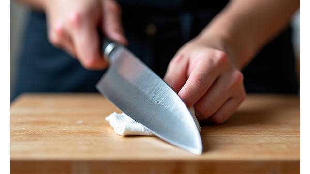 カスタム包丁のメンテナンス方法動画のサムネイル