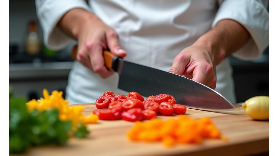 プロの料理人が使用する特注の調理器具