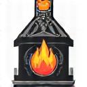 省エネ炉を示すアイコンとグラフ