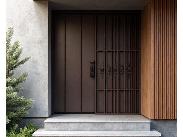 リサイクルされた古鉄から作られた重厚な建築用装飾品