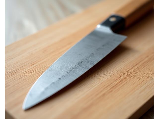 使用済み金属から鍛え上げられた美しいカスタム包丁